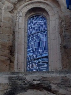 Inauguració dels vitralls de l'església romànica d'Agramunt