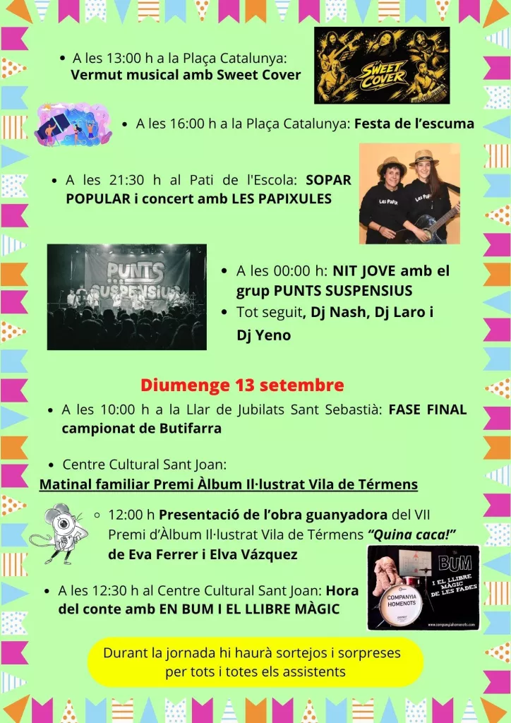 Festa Major de Térmens 2026