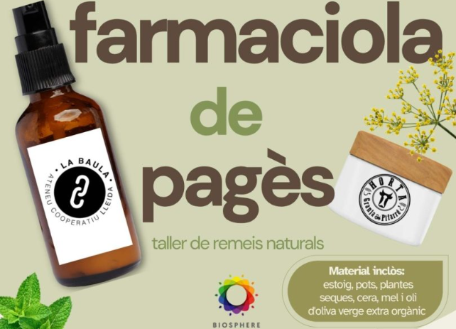 Taller de remeis naturals: Farmaciola de pagès