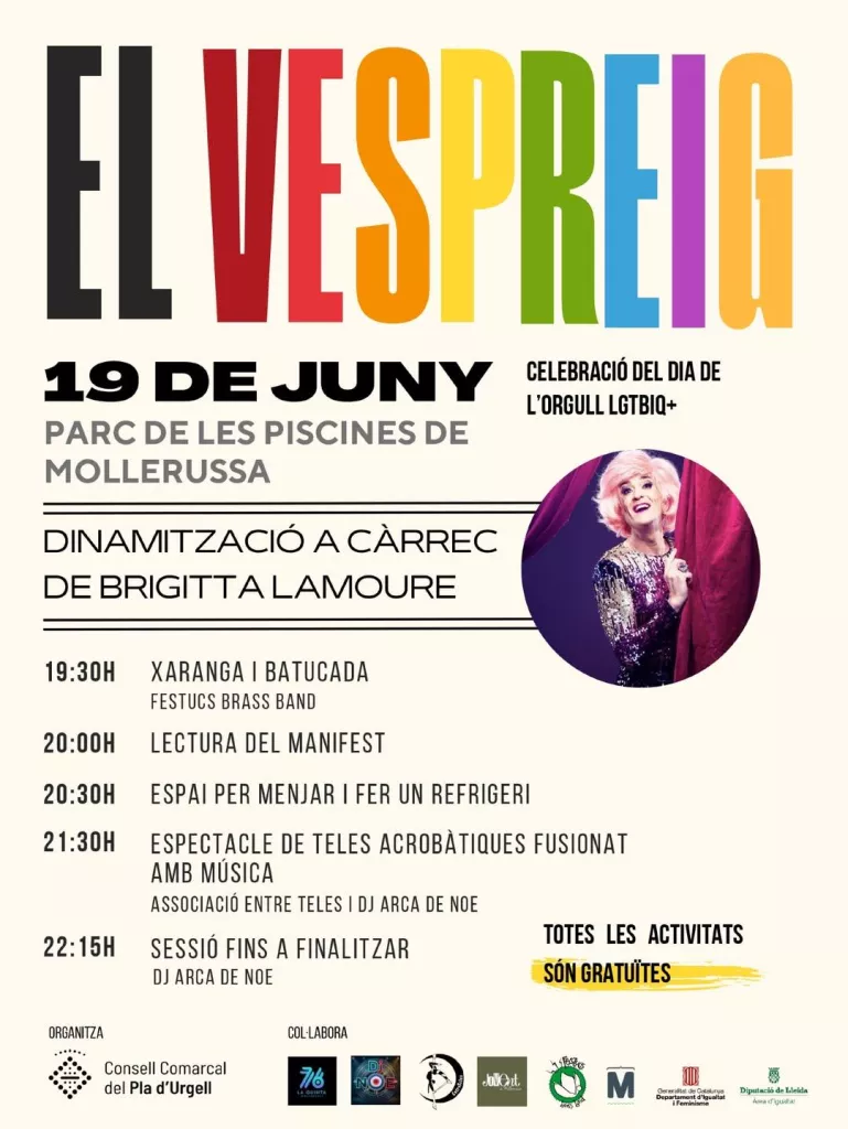 Primer vespreig LGTBIQ+ del Pla d’Urgell