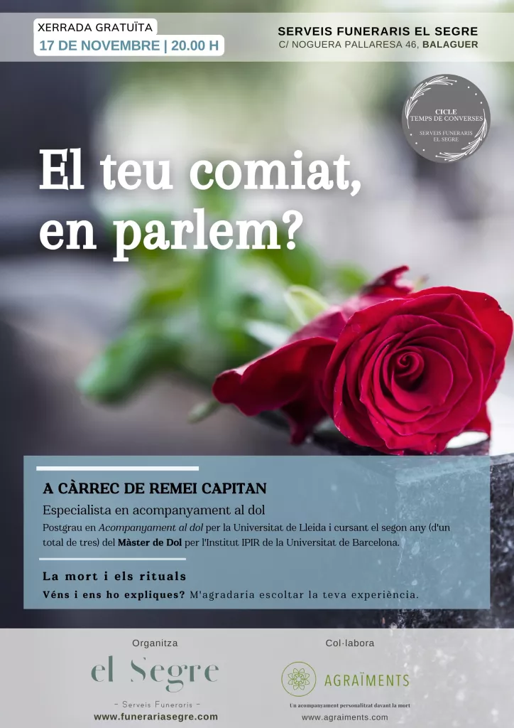 'El teu comiat, en parlem?' amb Remei Capitan