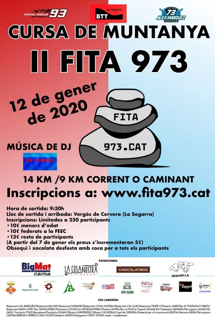 Fita 973 - Cursa/caminada de muntanya