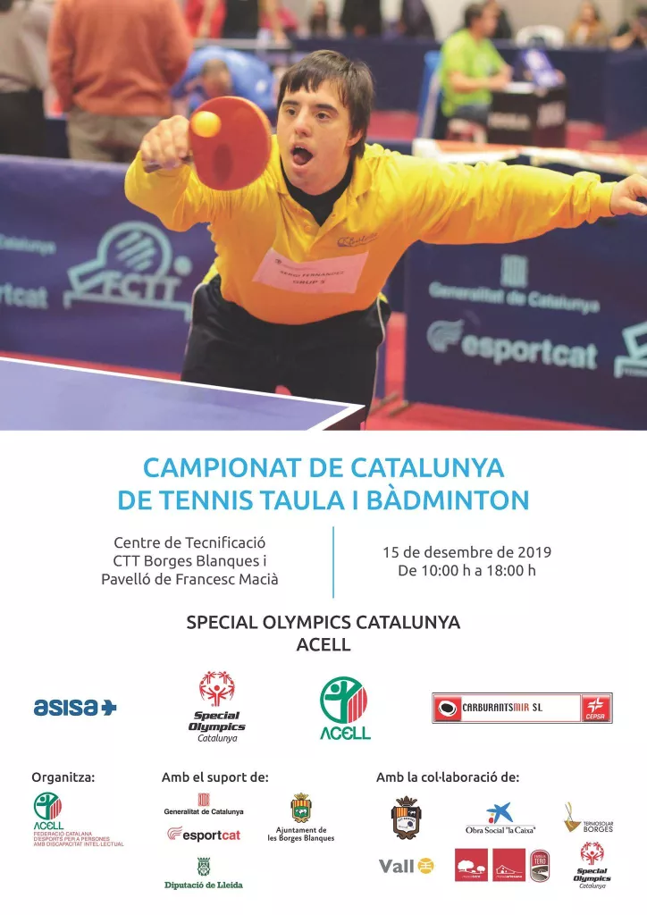 Campionat de Catalunya de Tennis Taula i Bàdminton