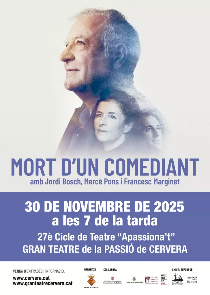 OBRA DE TEATRE "MORT D'UN COMEDIANT"