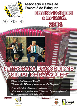 5a Trobada d'Acordions Ciutat de Balaguer