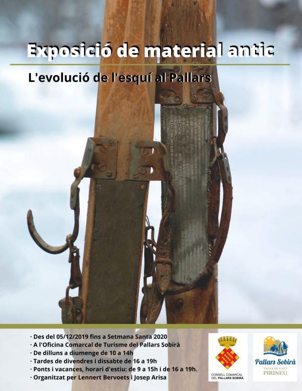 L'evolució de l'esquí al Pallars - Material d'esquí antic
