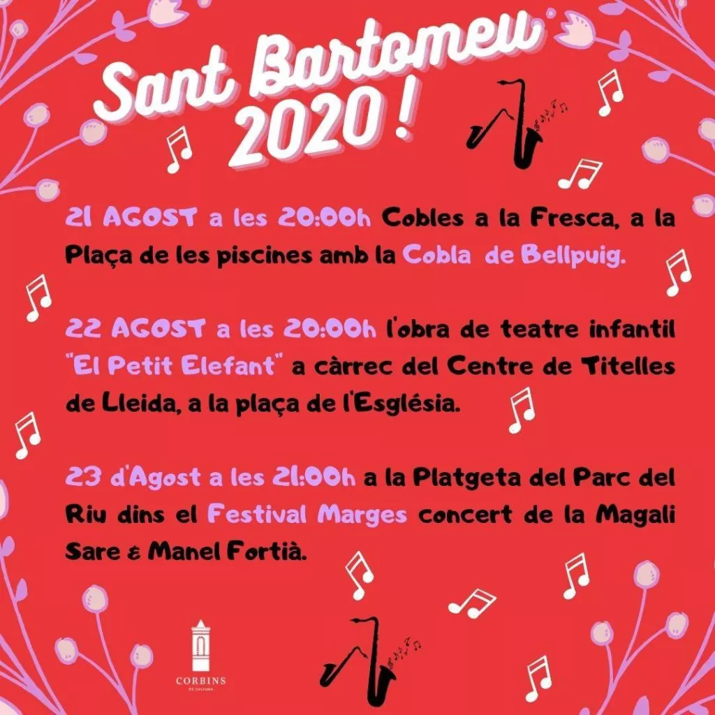 Festa de Sant Bartomeu | Corbins