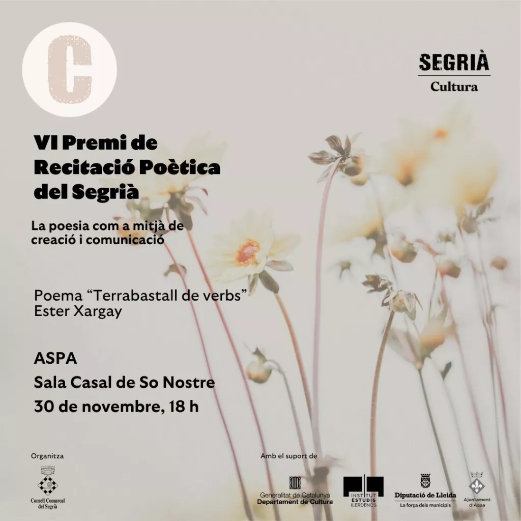 Premi de Recitació Poètica del Segrià