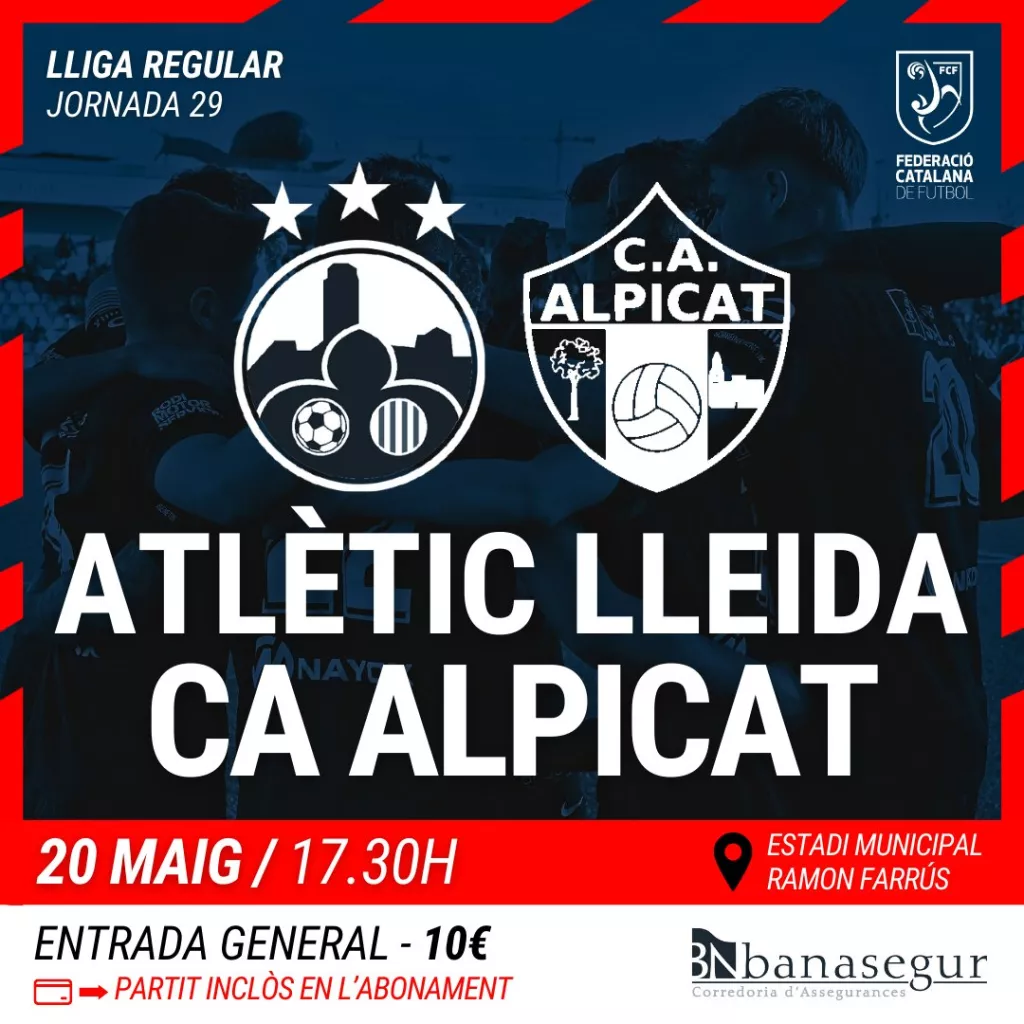 Atlètic Lleida - CA Alpicat