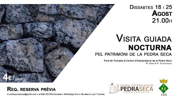 Visita guiada nocturna pel Patrimoni de la Pedra Seca