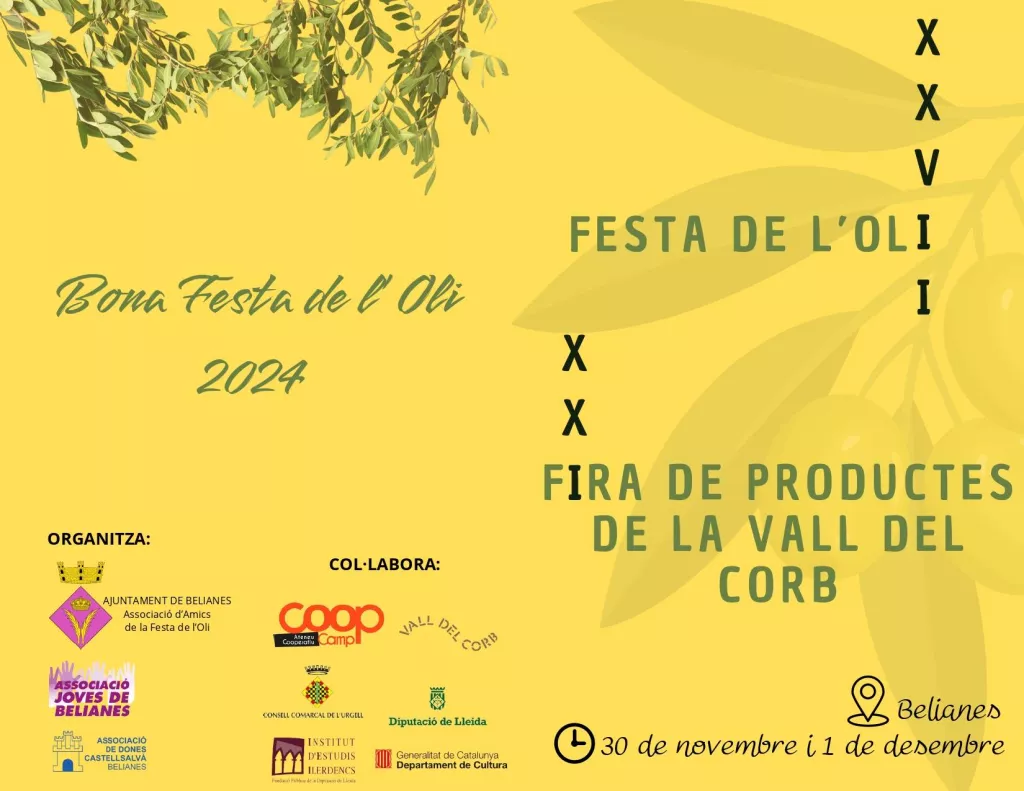 Festa de l'Oli de Belianes i Fira de l'Oli de la Vall del Corb