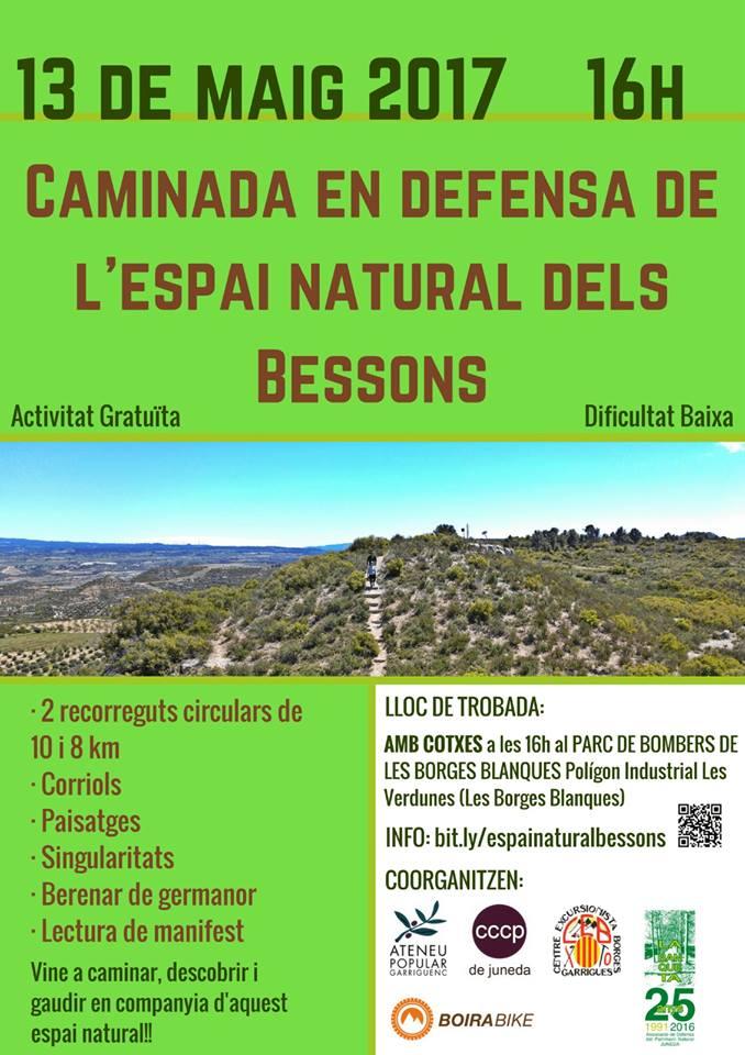 Caminada en defensa de l’espai natural dels Bessons