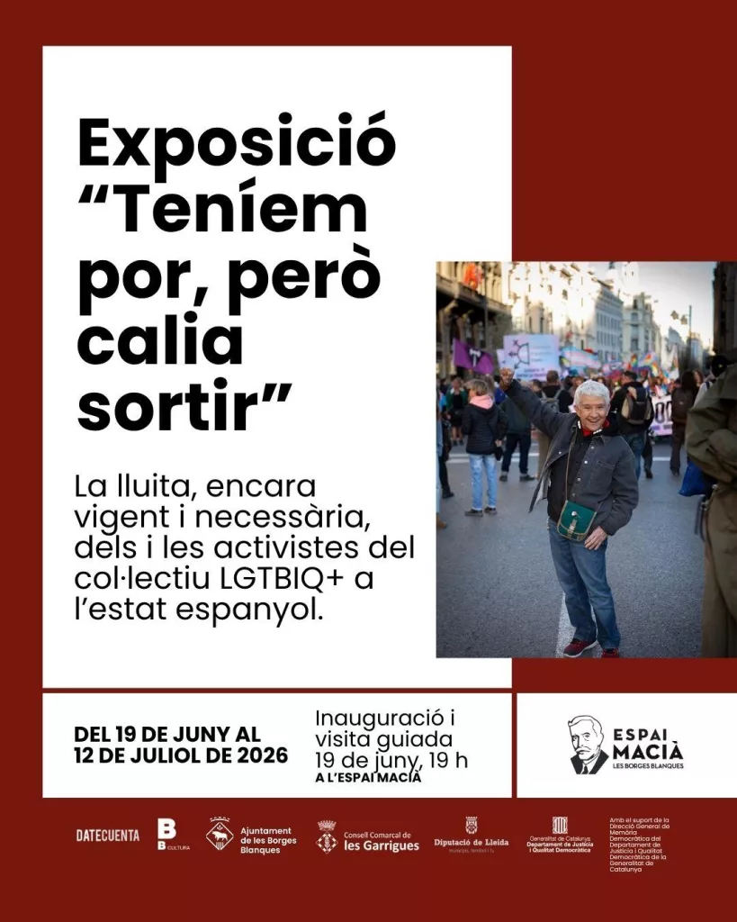 Exposició “Teníem por, però calia sortir” a l'Espai Macià