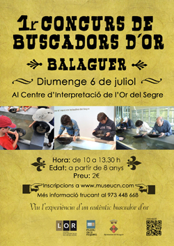 Concurs de buscadors d'or a Balaguer