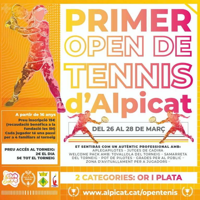 1r open de tennis d'Alpicat