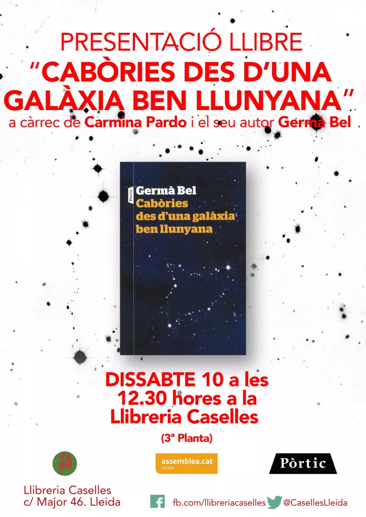 Presentació: 'Cabòries des d’una galàxia ben llunyana' de Germà Bel