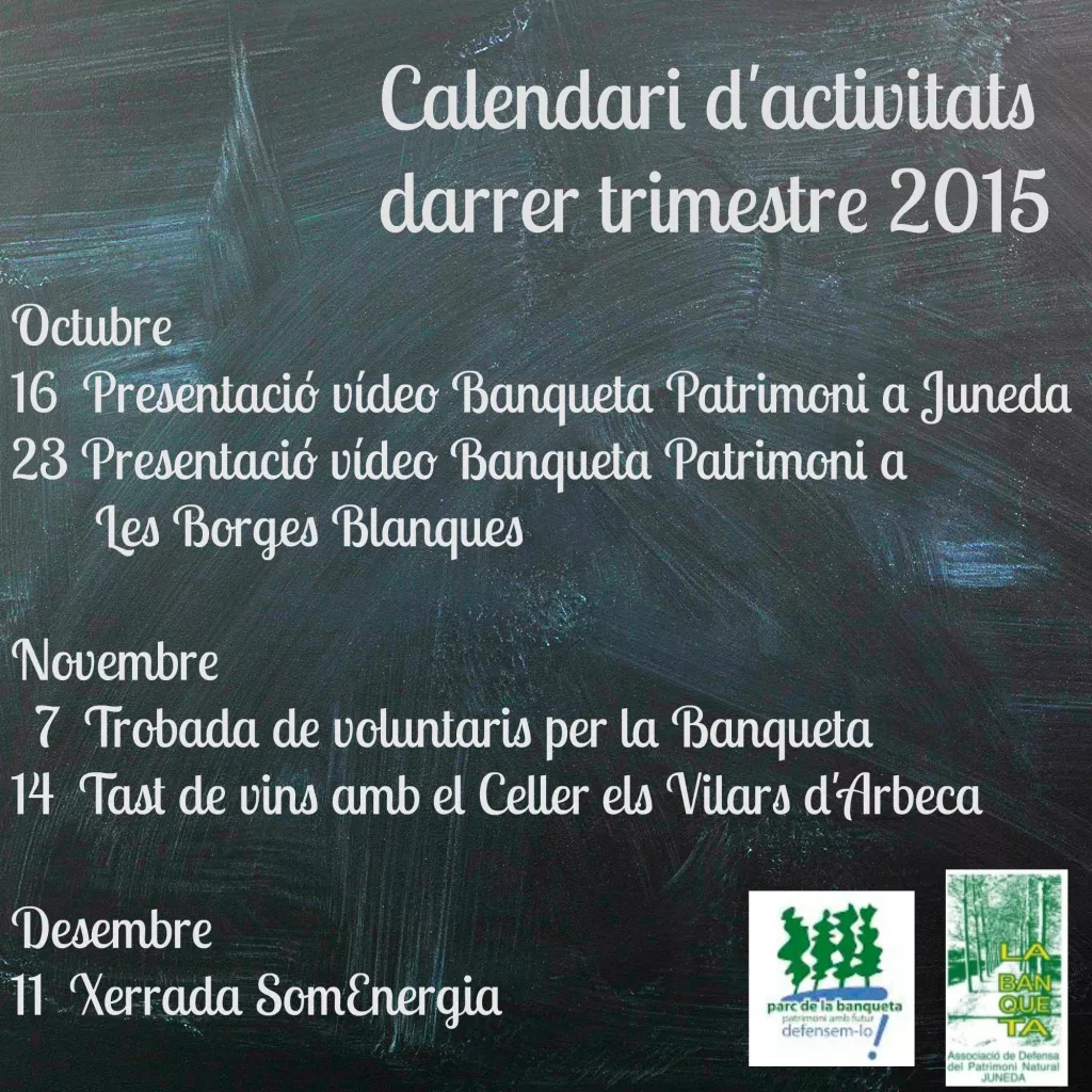 Activitats La Banqueta