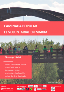 Caminada popular: El voluntariat en marxa