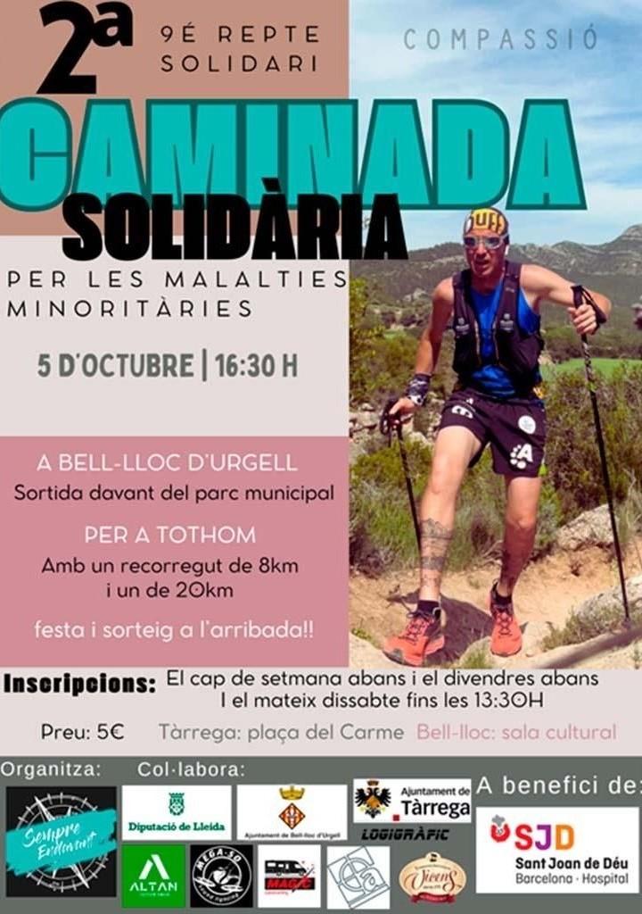 Caminada Solidària per les malalties minoritàries a Bell-lloc d’Urgell