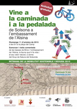 Caminada i pedalada de la Setmana de la Mobilitat Sostenible i Segura