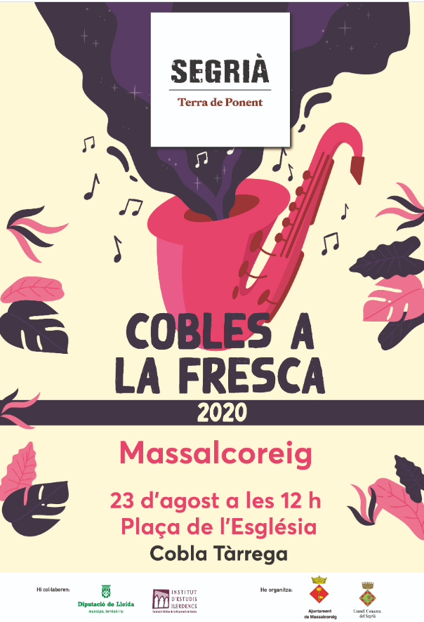 Cartell Coble Massalcoreig - Cobles a la Fresca