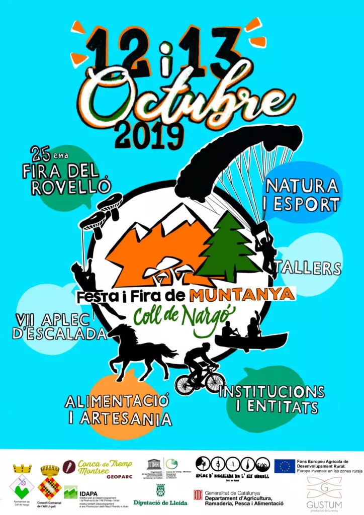 Festa i Fira de Muntanya Coll de Nargó 25ena Fira del Rovelló i VII / Aplec d'Escalada