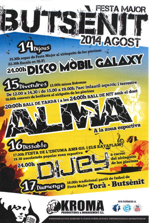 Festa Major Butsènit d'Urgell