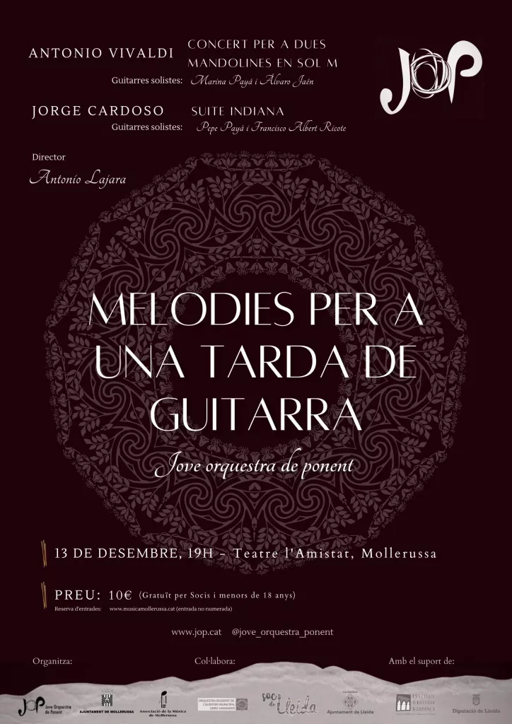Melodies per a una tarda de guitarra - Jove Orquestra de Ponent
