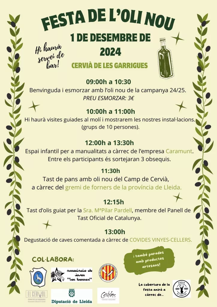 Festa de l'oli nou | Cervià de les Garrigues
