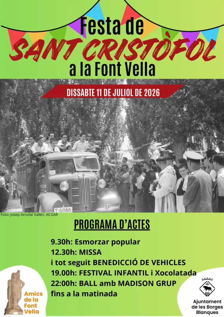 Festa de Sant Cristòfol a les Borges Blanques