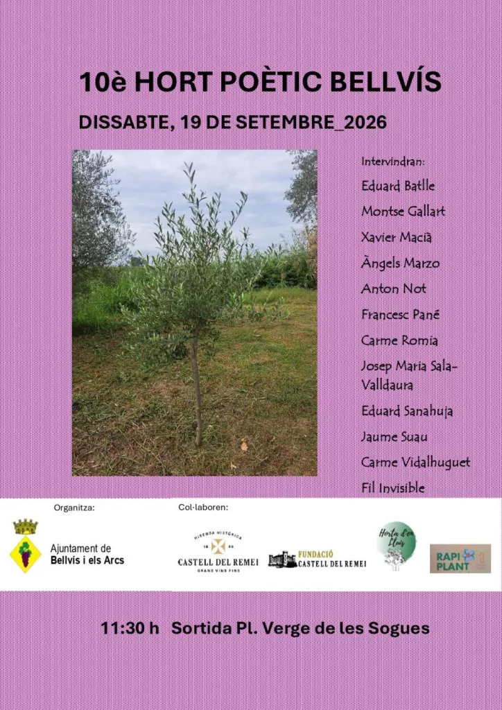 10è Hort Poètic de Bellvís