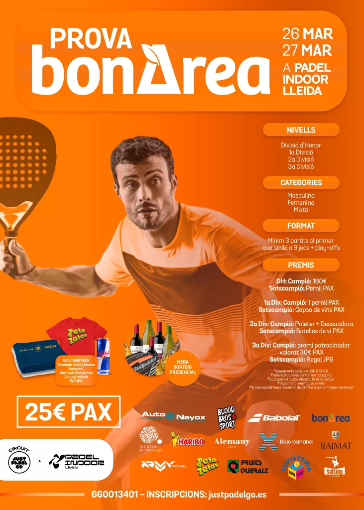 Prova bonÀrea - Just Padel Go