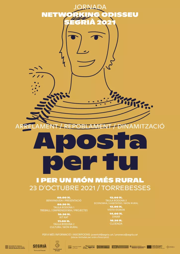 Aposta per tu i per un món més rural - Jornada Networking Odisseu Segrià