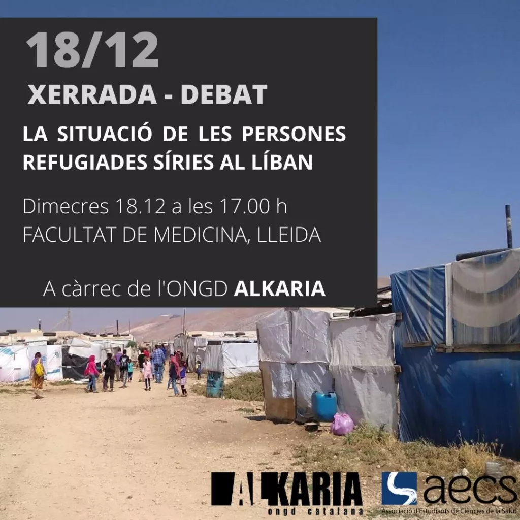 Xerrada-debat "La situació de les persones refugiades síries al Líban"
