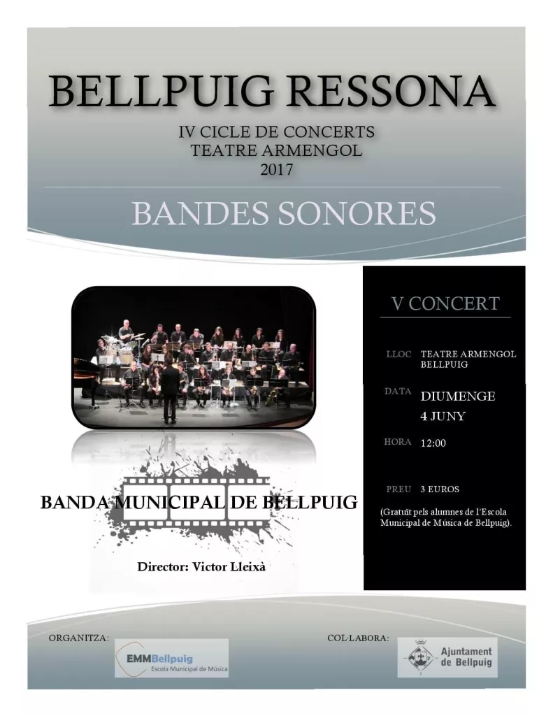 Concert de la Banda Municipal de Bellpuig