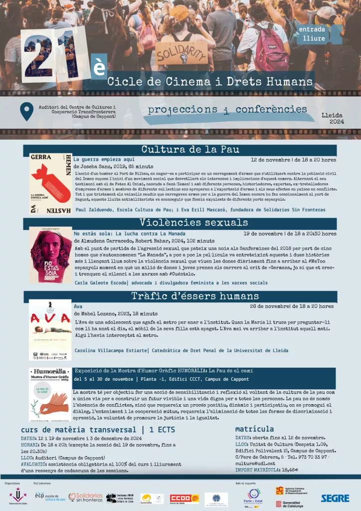 Cicle de cinema i drets humans