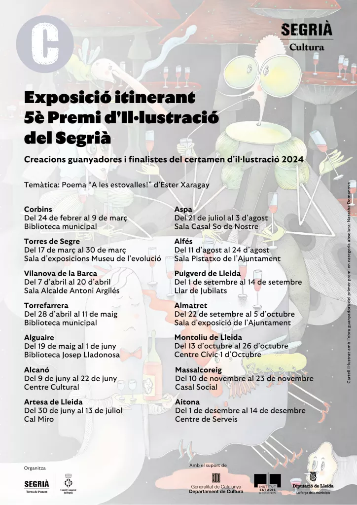 Exposició itinerant del Premi d’Il·lustració del Segrià
