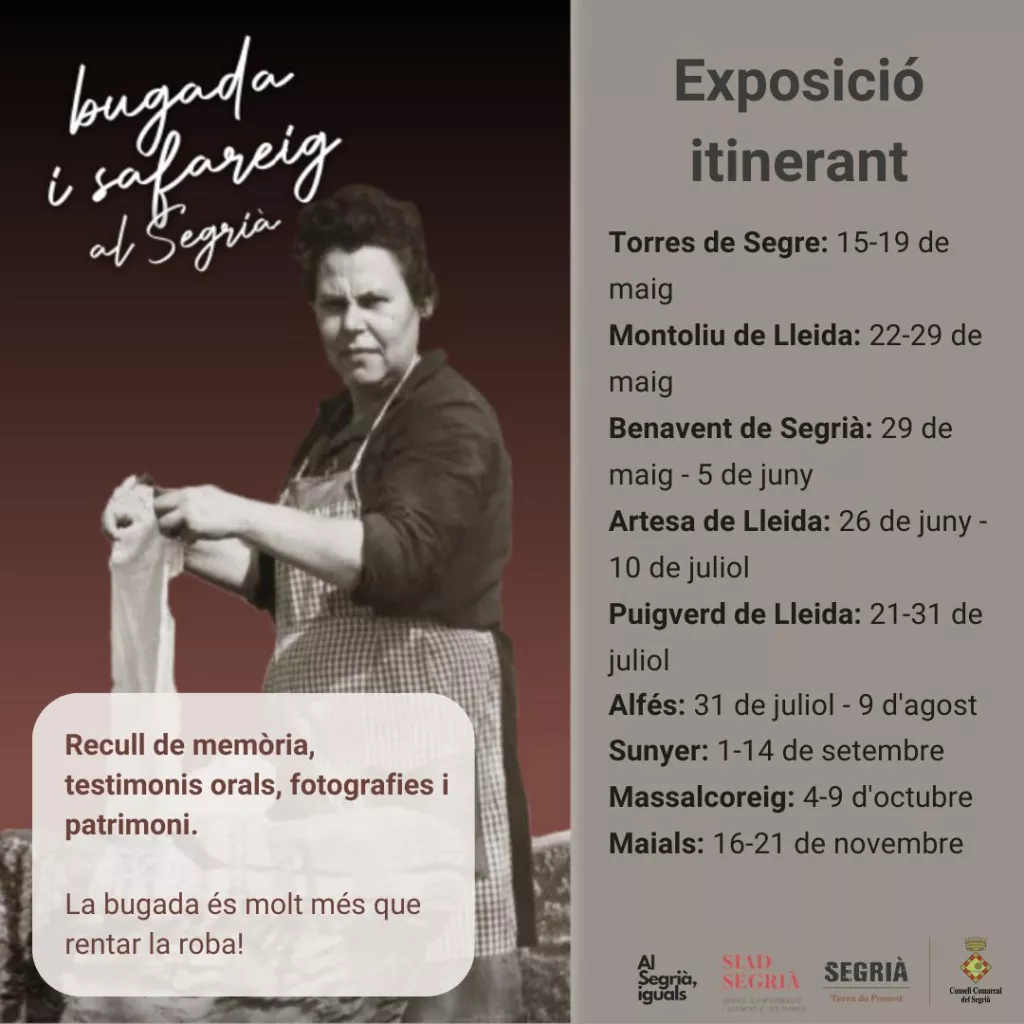 Bugada i safareig al Segrià | Exposició Itinerant