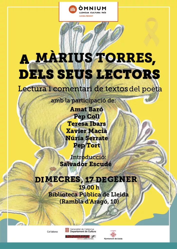 A Màrius Torres, dels seus lectors