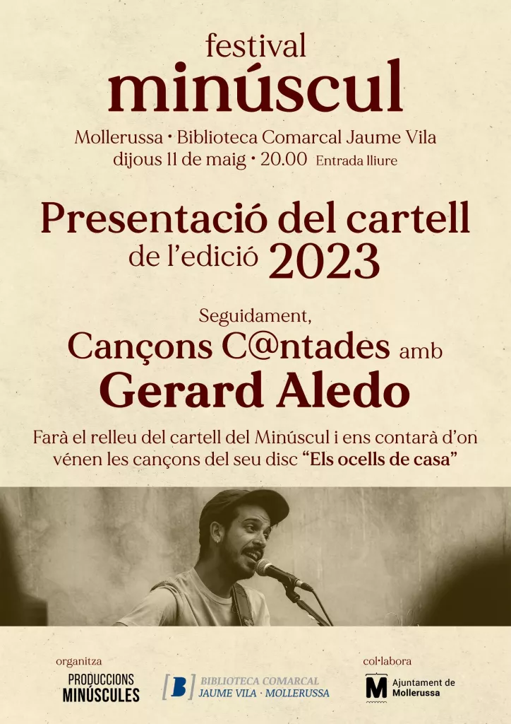 Cançons C@ntades amb Gerard Aledo