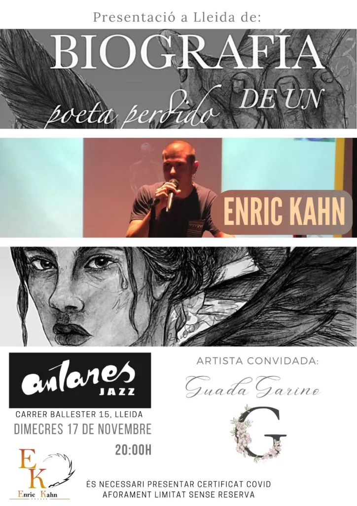 Presentació "Biografía de un poeta perdido" d'Enric Kahn
