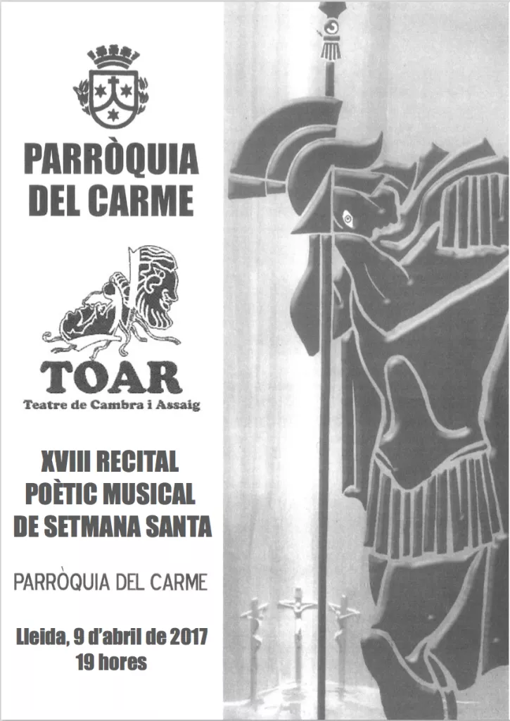 XVIII Recital poètic musical de Setmana Santa