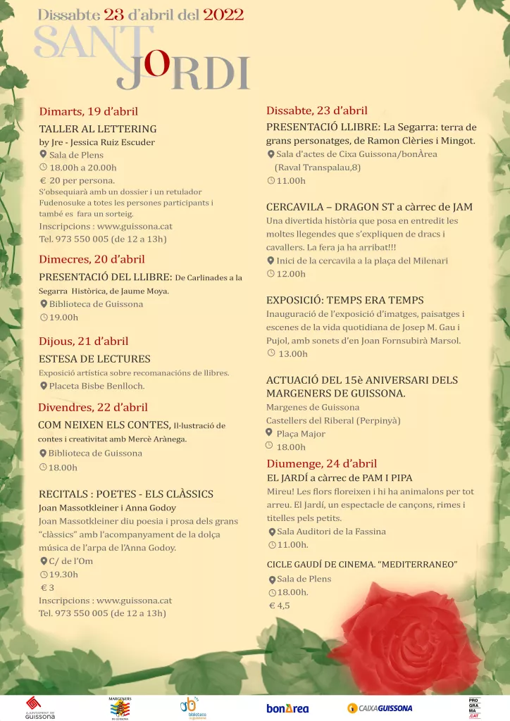Sant Jordi 2022 | Guissona
