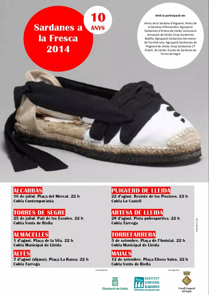 Cartell Sardanes a la Fresca