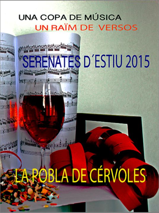 Cartell de les Serenates d'estiu 2015