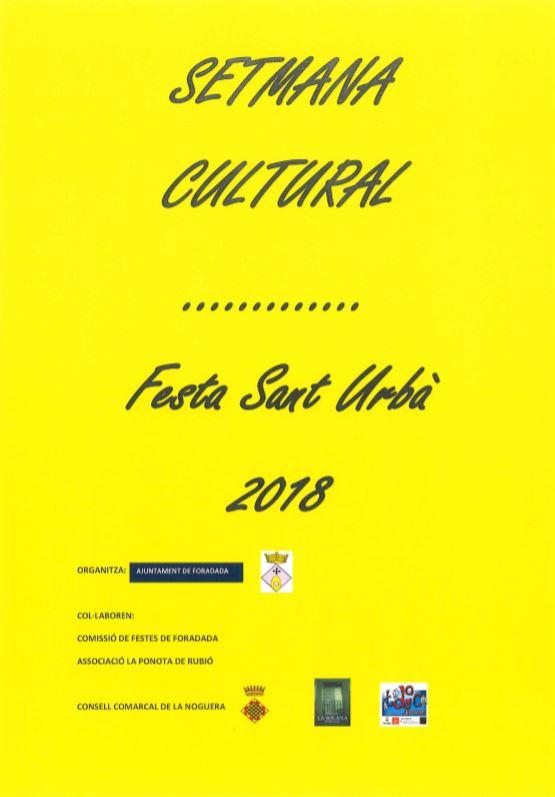 Setmana cultural Festa de Sant Urbà
