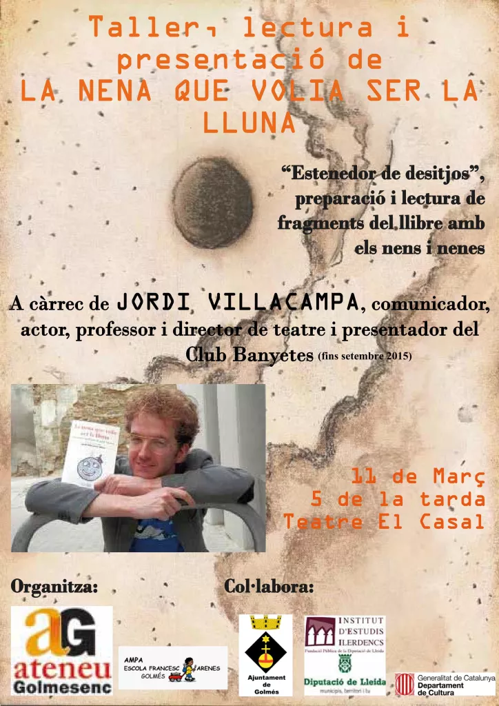 Taller, lectura i presentació de 'La nena que volia ser la lluna'