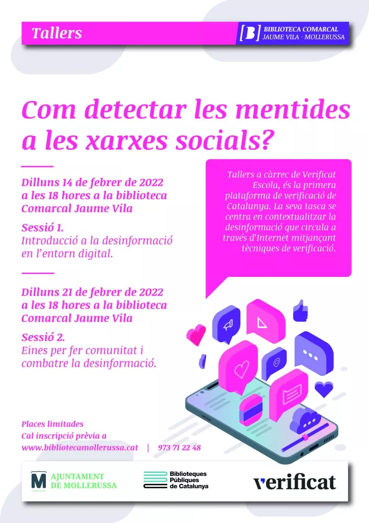 Taller "Com detectar les mentides a les xarxes socials?"