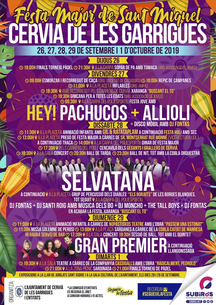 Festa Major de Cervià de les Garrigues