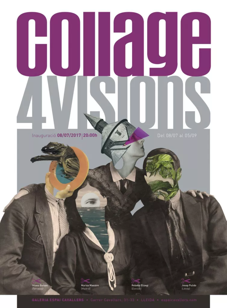 'Collage. 4 Visions. Buisán, Elizegi, Maestre, Pulido